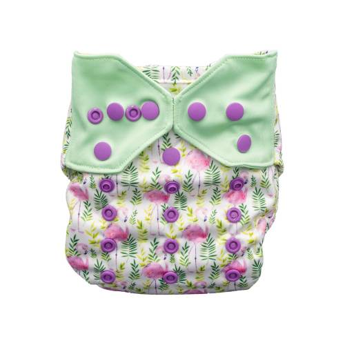 VIVILINO Cloth Nappy -  Flamingo Parade